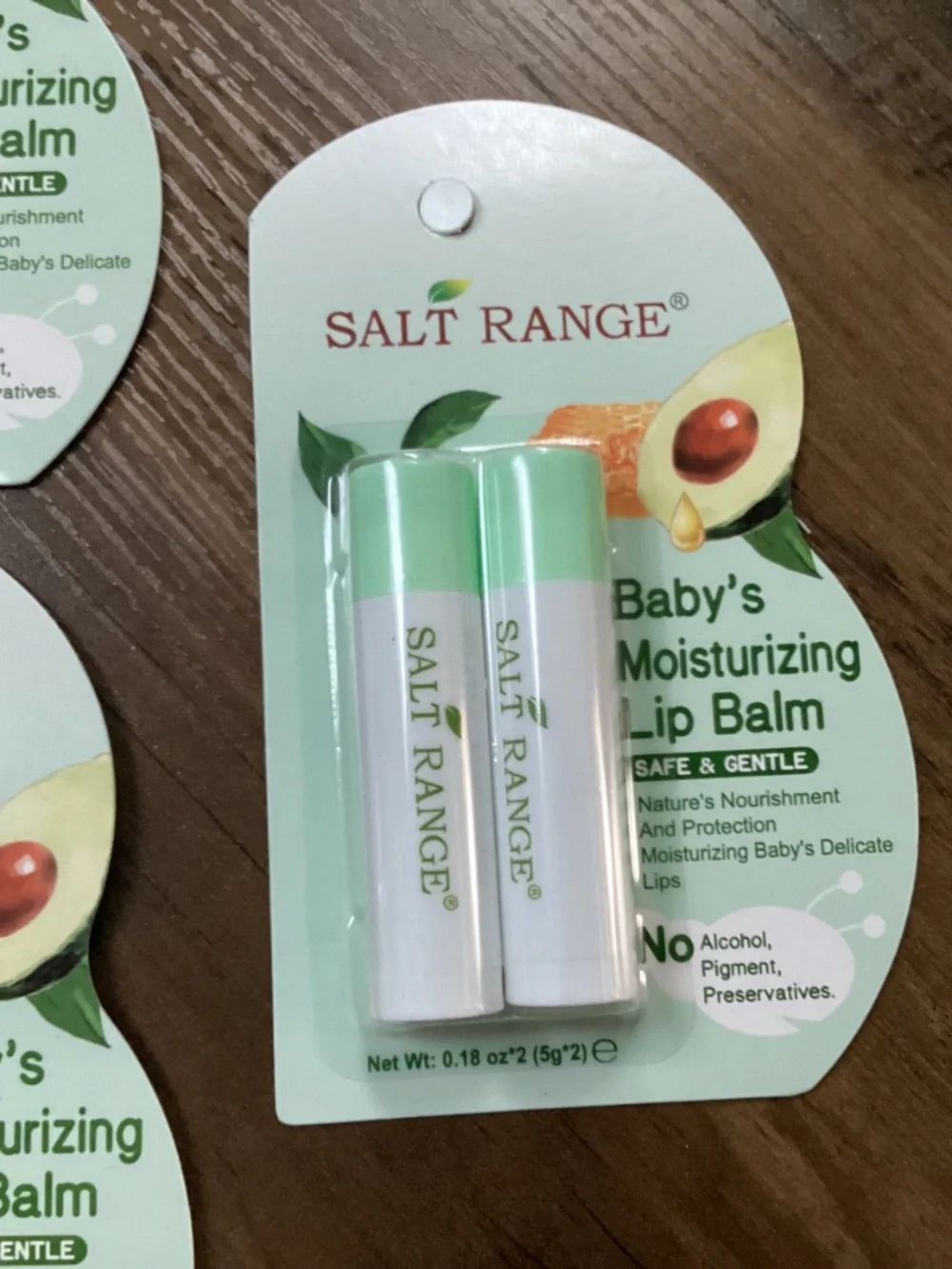 Salt Range Baby Moisturizing Lip Balm Bundle 4 packs (8 lip balm) NEW
